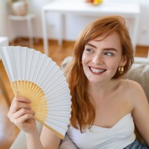 Lot 4 Éventails en Bambou Pas Cher | Fiesta Factory