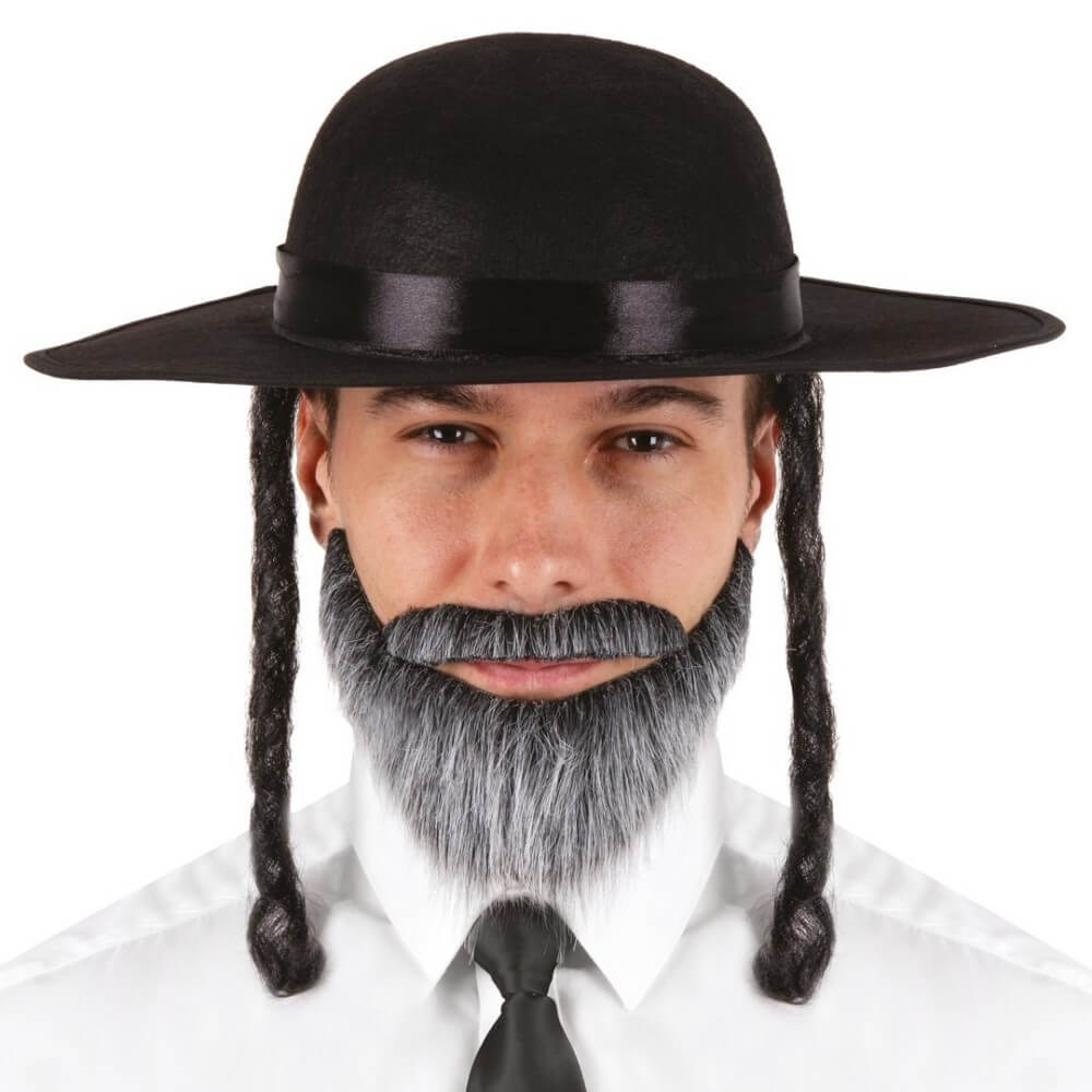 Chapeau feutre Rabbi Jacob adulte - 91041 - Chapeaux