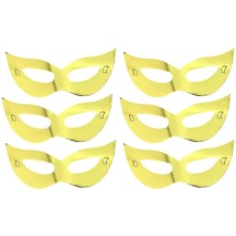 Lot 6 Loups Or Pas Cher Soirée Masquée | Fiesta Factory