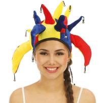 Chapeau fou du roi adulte pas cher | Déguisement médiéval Fiesta Factory