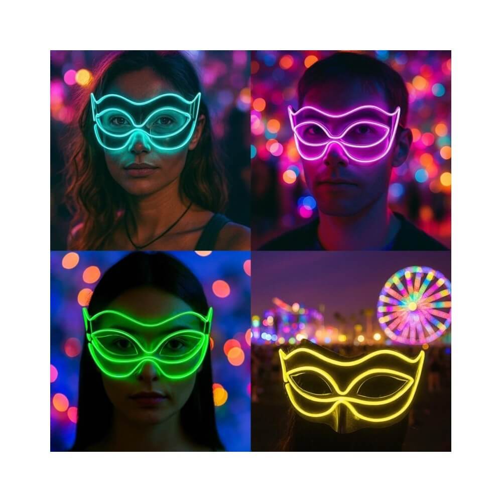Masque Super Héros LED – Coloris Aléatoire - 43357 - Masques