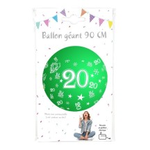 Ballon géant chiffre 20 90 cm pas cher – Fiesta Factory à petit prix