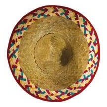 Sombrero paille multicolore adulte - 95417 - Chapeaux