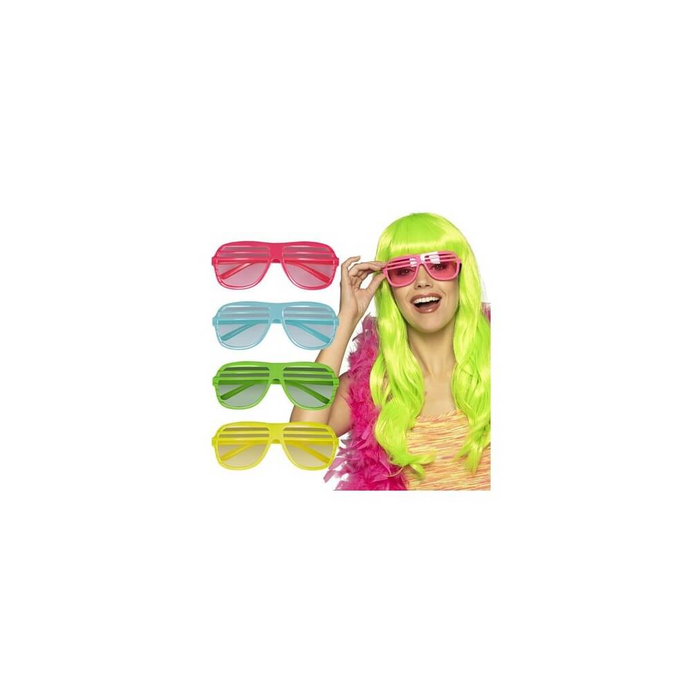 Lunettes Vegas Fluo – Coloris Aléatoire - B02537 - Lunettes fantaisie