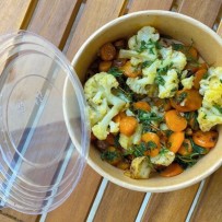 Bol en Carton Kraft 780 mL avec Couvercle PET Transparent – Paquet de 50 - 54B019 - Bols & contenants