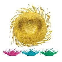 Chapeau paille hawaïen adulte – couleur aléatoire - 95423 - Chapeaux