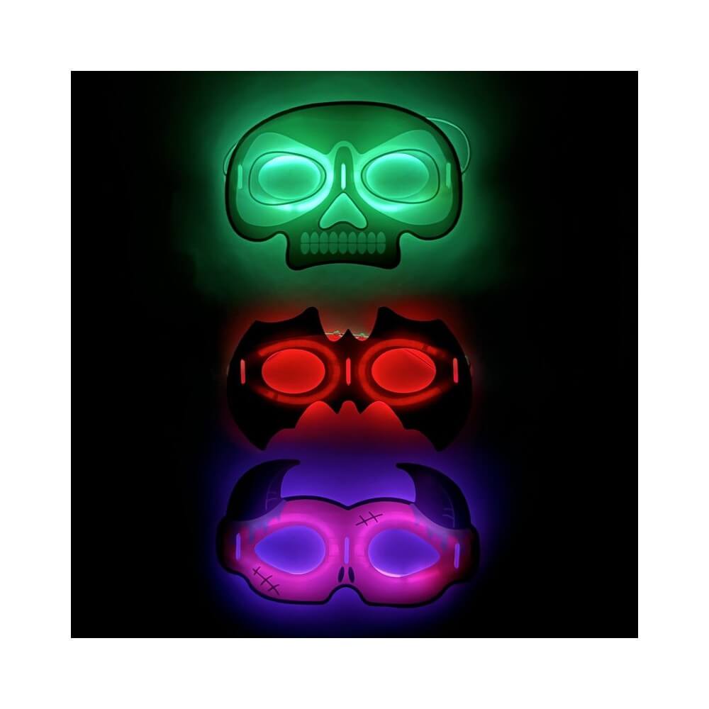 Masque GLOW Halloween – Modèle Aléatoire - 10288 - Masques