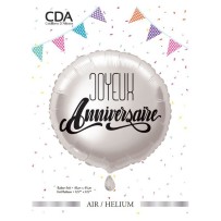 Ballon Joyeux Anniversaire AR 45 cm pas cher – Fiesta Factory à petit prix