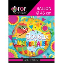 Ballon Joyeux Anniversaire Lama Latino 45 cm pas cher – Fiesta Factory à petit prix
