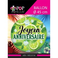 Ballon Joyeux Anniversaire Mojito 45 cm pas cher – Fiesta Factory à petit prix