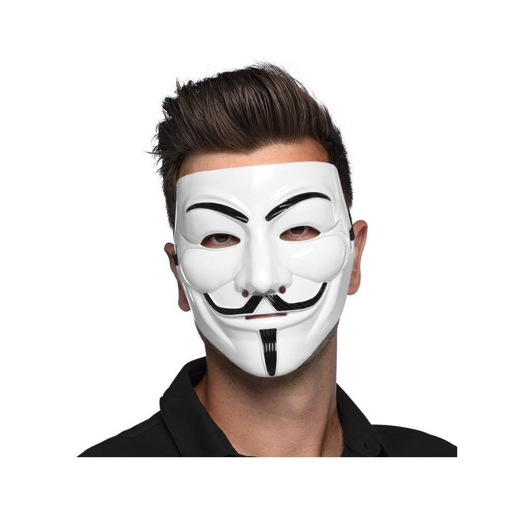 Masque Visage Protest – Accessoire Déguisement Manifestation - B00185 - Masques