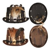 Chapeau Vaudou Adulte – Couleur Aléatoire - 95720 - Chapeaux