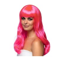 Perruque CHIC Rose Vif pas cher | Perruque Colorée | Fiesta Factory