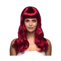 Perruque CHIC Rouge Rubis pas cher | Perruque Élégante | Fiesta Factory