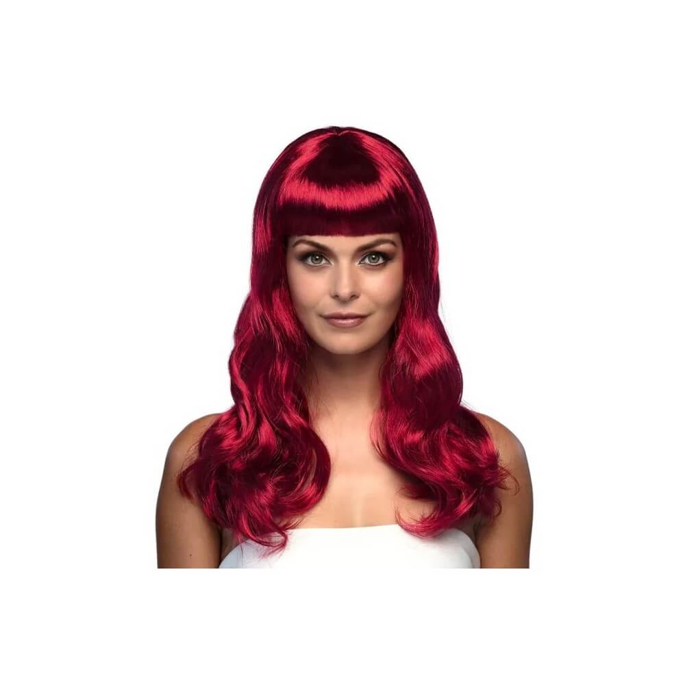 Perruque CHIC Rouge Rubis – Coupe Élégante - B85863 - Perruques