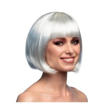 Perruque Cabaret Blanche pas cher | Perruque Glamour | Fiesta Factory