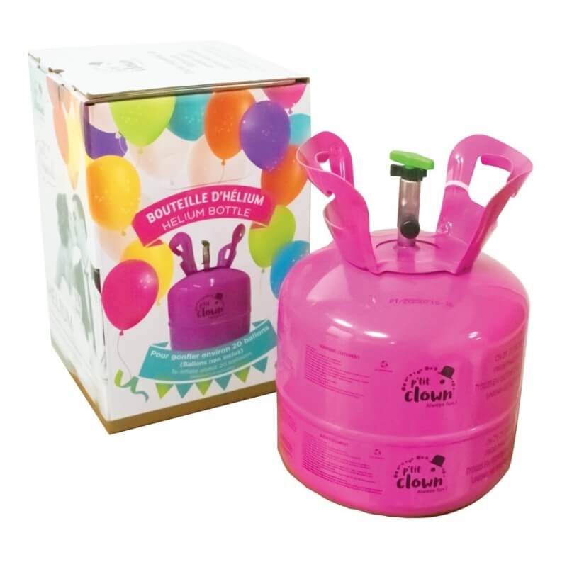 Bouteille d’Hélium Jetable 0,14 m³ – Capacité 20 Ballons - 23411 - Ballons latex
