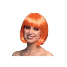 Perruque Cabaret Orange pas cher | Perruque Glamour | Fiesta Factory