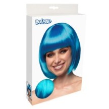 Perruque Cabaret Bleu pas cher | Perruque Glamour | Fiesta Factory