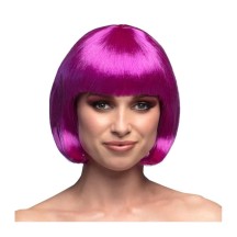 Perruque Cabaret Violet pas cher | Perruque Glamour | Fiesta Factory