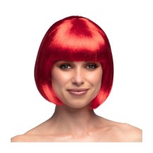 Perruque Cabaret Rouge pas cher | Perruque Glamour | Fiesta Factory
