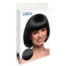 Perruque Cabaret Noire pas cher | Perruque Glamour | Fiesta Factory