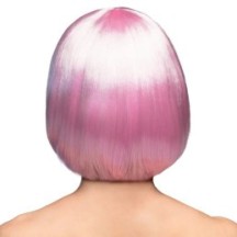 Perruque Cabaret Rose Clair pas cher | Perruque Glamour | Fiesta Factory
