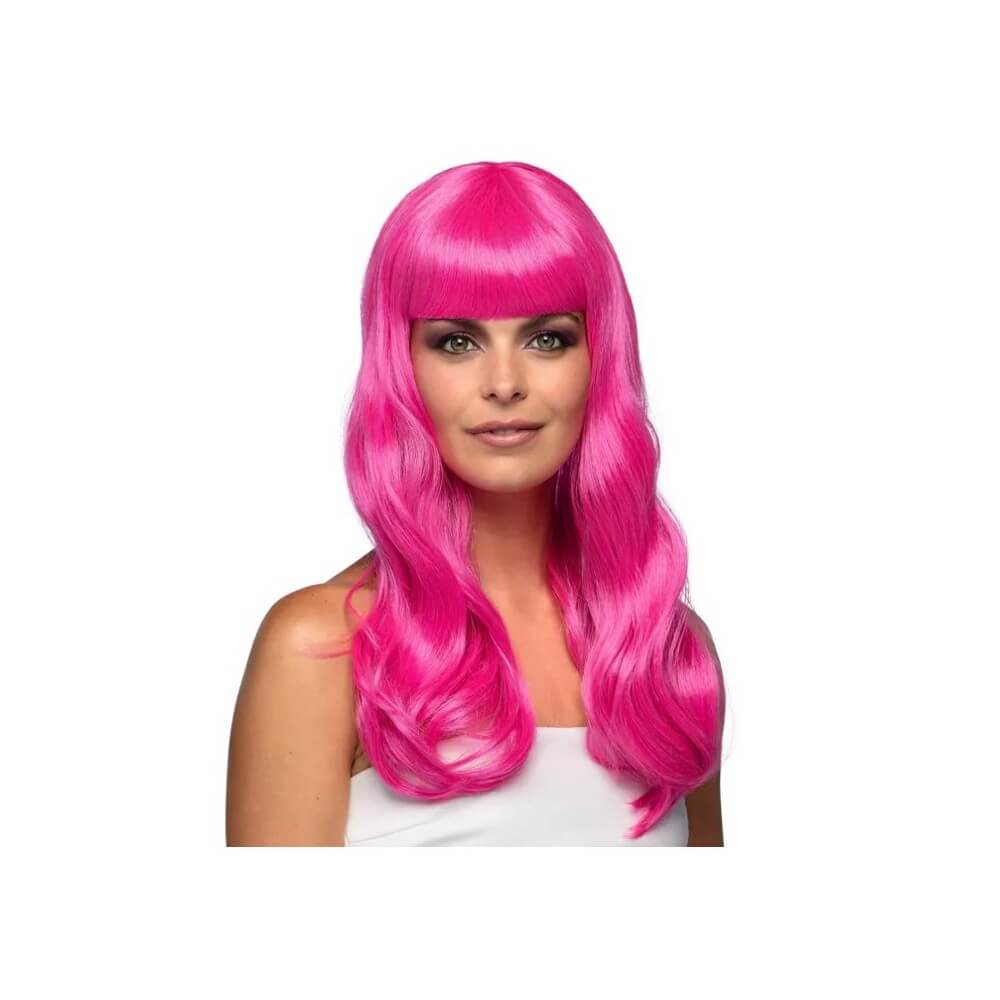 Perruque CHIC Rose pas cher | Perruque Élégante | Fiesta Factory