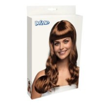 Perruque CHIC Brune pas cher | Perruque Élégante | Fiesta Factory