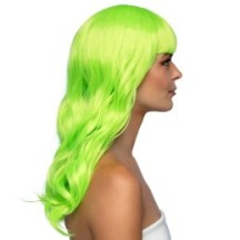 Perruque CHIC Vert Citron pas cher | Perruque Élégante | Fiesta Factory