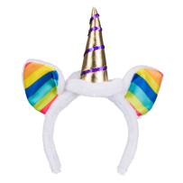 Tiare Licorne Arc-en-Ciel pas cher | Accessoire Fête | Fiesta Factory