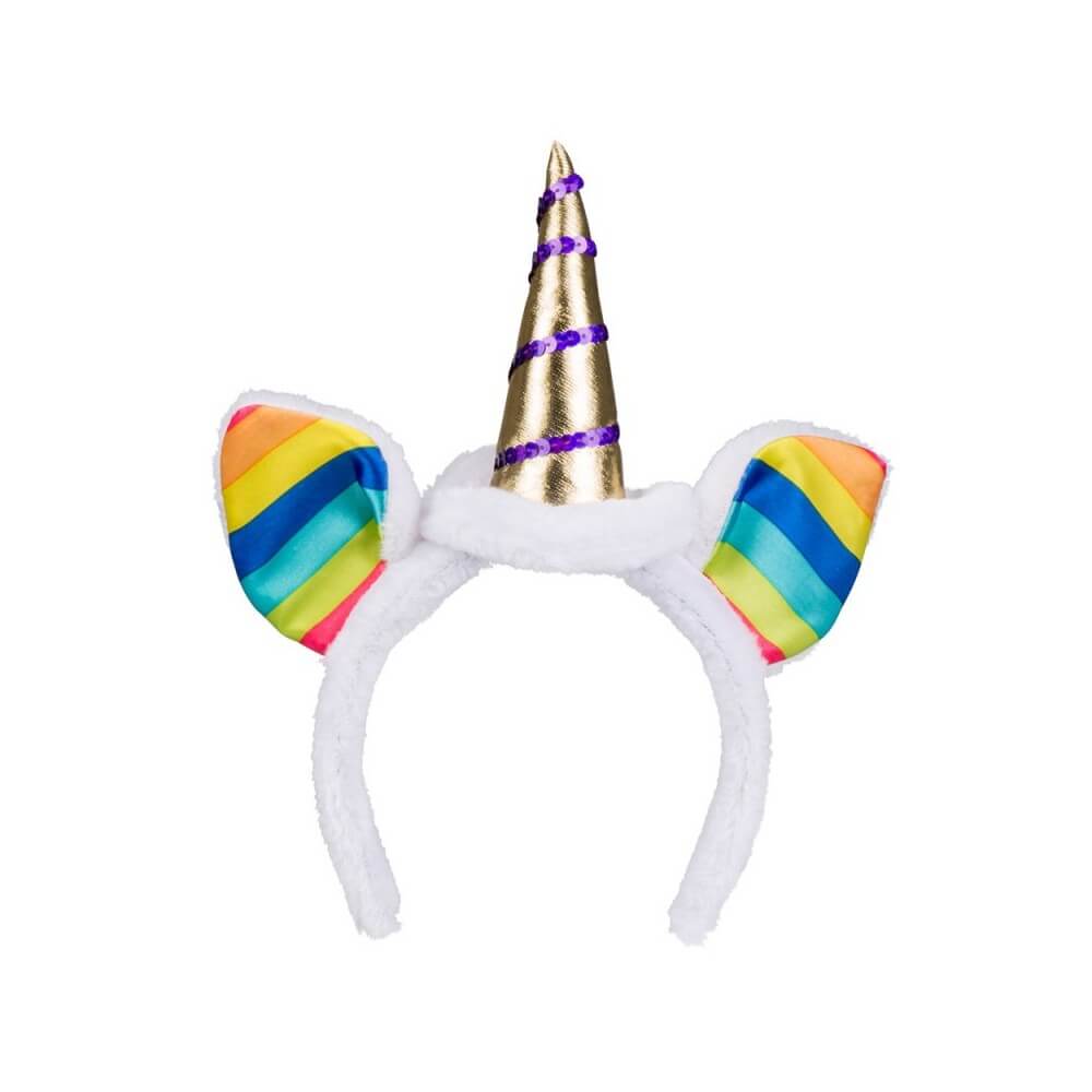 Tiare Licorne Arc-en-Ciel – Accessoire Fantaisie - B04249 - Serre-tête