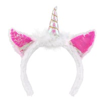 Tiare Licorne Holo pas cher | Accessoire Licorne | Fiesta Factory