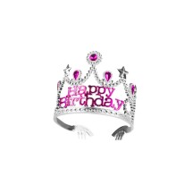 Couronne Happy Birthday Fille pas cher | Accessoire Anniversaire | Fiesta Factory