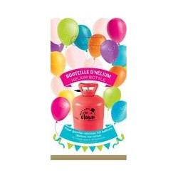 Bouteille d’Hélium Jetable 0,2 m³ – Capacité 30 Ballons - 25830 - Ballons latex