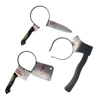 Tiare Arme Horror Ensanglantée 3 Modèles Assortis pas cher | Fiesta Factory