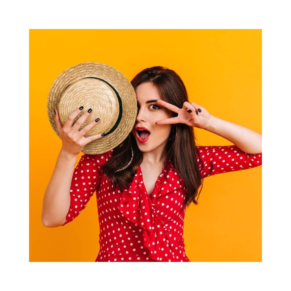 Chapeau Canotier Paille Naturelle – Diam. 28 cm - 11901 - Chapeaux