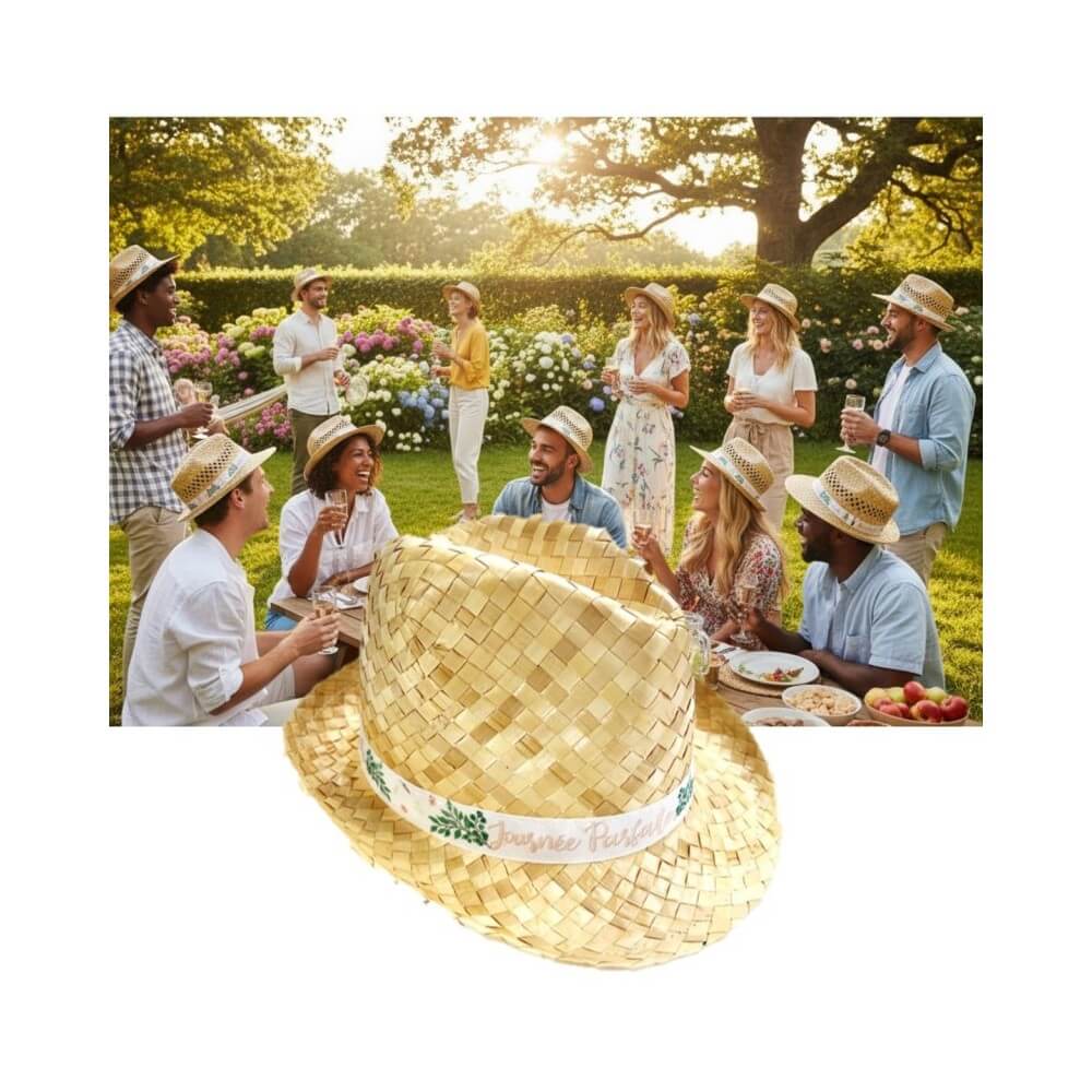 Chapeau Borsalino Paille Naturelle – Journée Parfaite - 11900 - Chapeaux