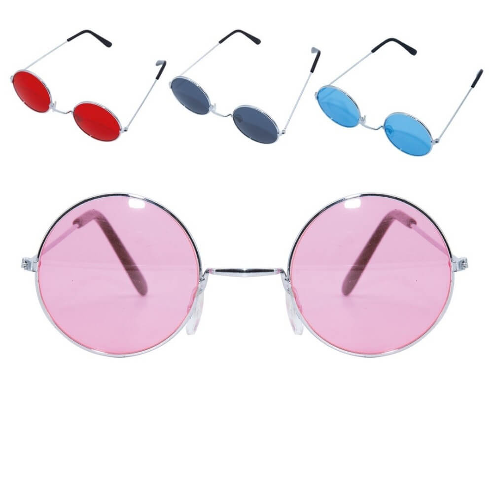 Lunettes Hippie – Couleur Aléatoire - 10801 - Lunettes fantaisie