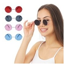 Lunettes Hippie – Couleur Aléatoire - 10801 - Lunettes fantaisie