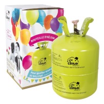 Bouteille d’Hélium Jetable 0,4 m³ – Capacité 50 Ballons - 42850 - Ballons latex