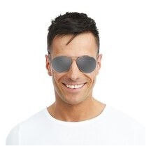 Lunettes Aviateur Grises - 10803 - Lunettes fantaisie