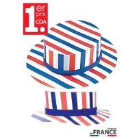 Canotier Bleu Blanc Rouge Pas Cher | Chapeau 14 Juillet | Fiesta Factory