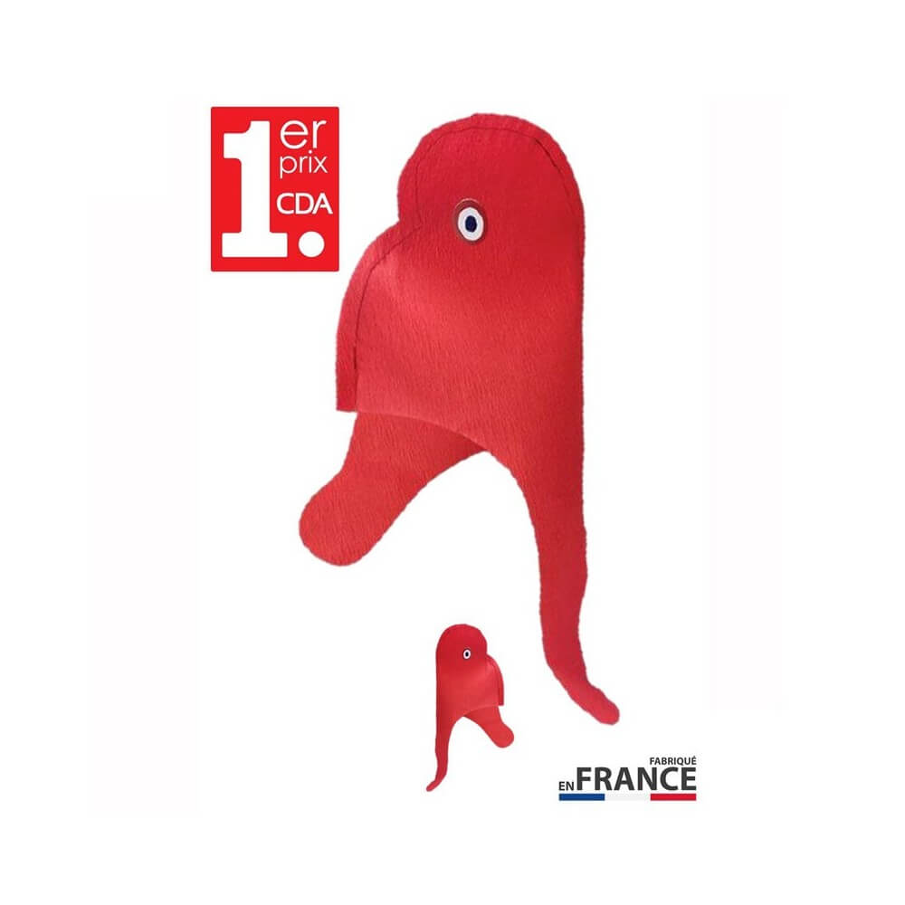 Bonnet Phrygien Rouge en Crépon – Accessoire Révolution - 00127 - Chapeaux