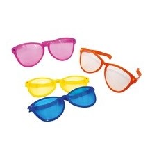 Lunettes Géantes – Couleur Aléatoire - 10869 - Lunettes fantaisie