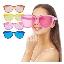 Lunettes Géantes – Couleur Aléatoire - 10869 - Lunettes fantaisie