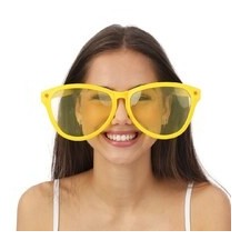 Lunettes Géantes – Couleur Aléatoire - 10869 - Lunettes fantaisie