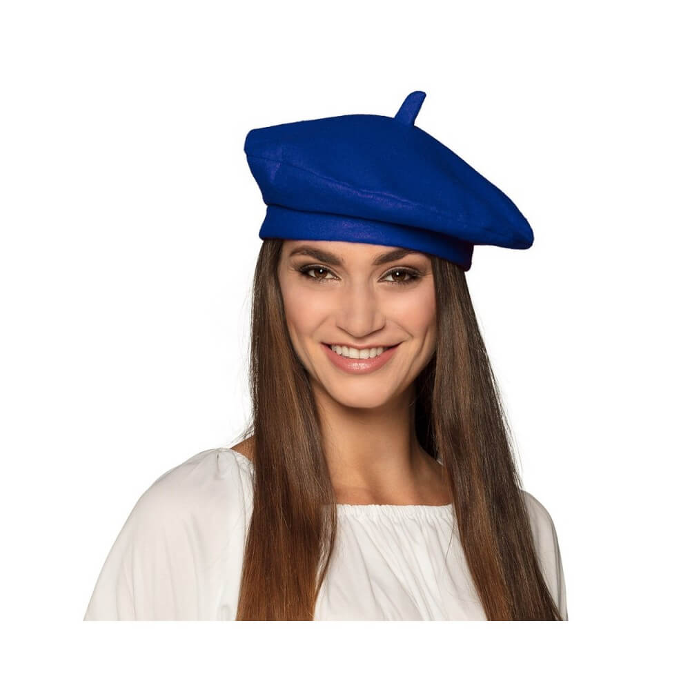 Béret Feutrine Bleu – Accessoire Déguisement - B61999 - Chapeaux