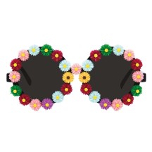 Lunettes Mini Fleurs Multicolore pas cher | Fiesta Factory
