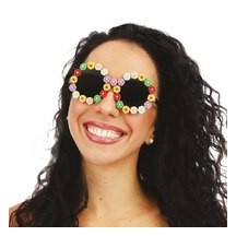 Lunettes Mini Fleurs Multicolore - 18524 - Lunettes fantaisie